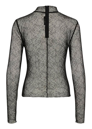 Laia lace bluse Sort Gestuz